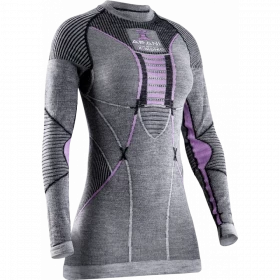 Термофутболка X-Bionic Apani 4.0 Merino Shirt RN LS Women Black / Grey / Magnolia