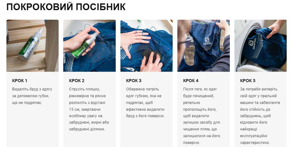 інструкція з використання Apparel & Gear Spot Cleaner інструкція з використання Apparel & Gear Spot Cleaner