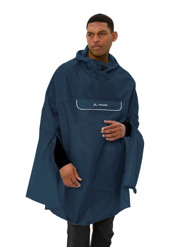 Пончо Vaude Valdipino Poncho Dark sea - фото 4