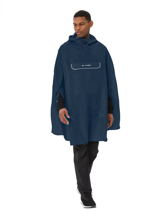 Пончо Vaude Valdipino Poncho Dark sea - фото 3