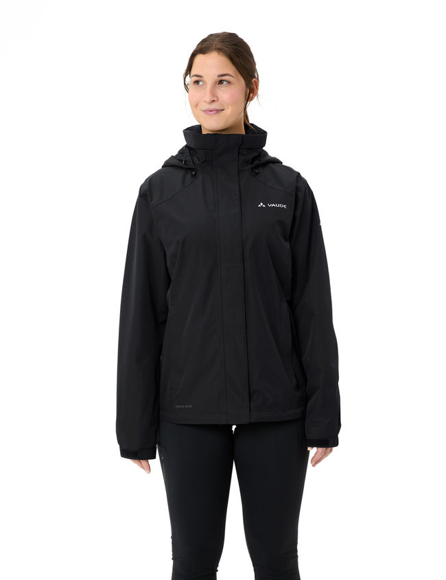Куртка Vaude Escape Light Rain Jacket Women Black - фото 2