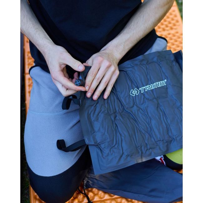 Подушка самонадувна Trimm Gentle Plus Dark Grey - фото 3