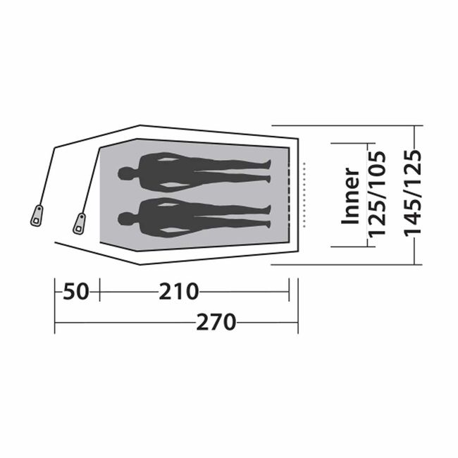 Намет Easy Camp Energy 200 Teal Green - фото 2