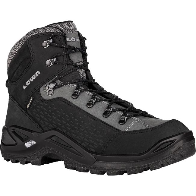 Чоловічі черевики Lowa Renegade Warm GTX Mid Black-Grey - фото 1