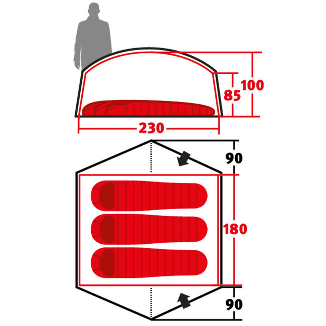 Намет Wechsel Exogen 3 ZG Green - фото 4