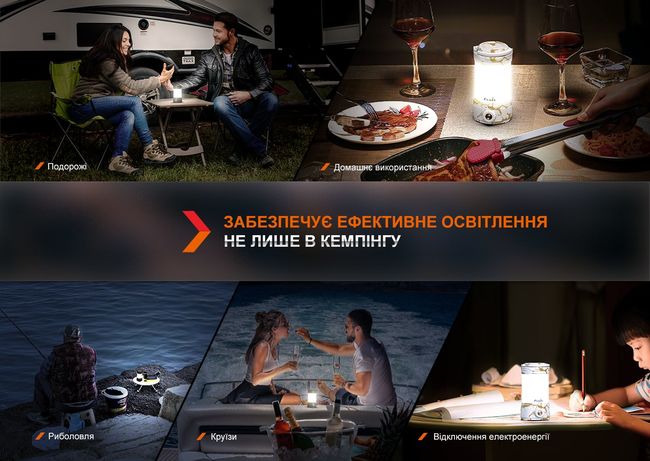 Ліхтар кемпінговий Fenix CL26R Pro Grey - фото 11