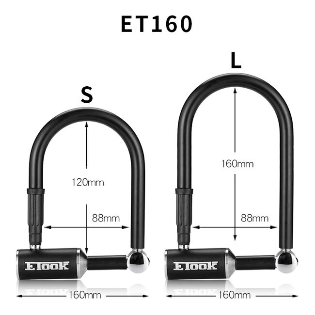 Велозамок скоба Etook U-Lock ET160L - фото 4