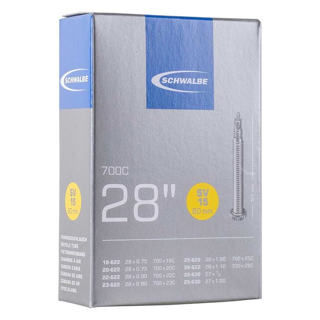 Велосипедна камера Schwalbe SV 15 Standart 28