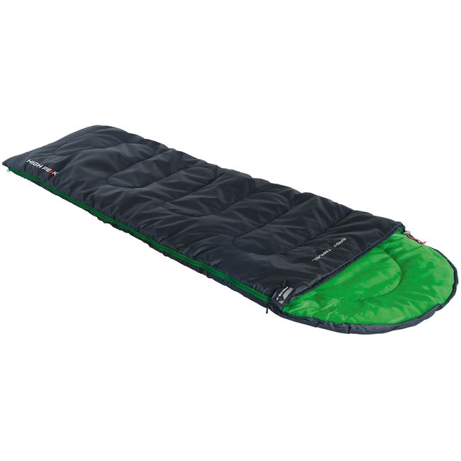 Спальний мішок High Peak Easy Travel /+5°C Anthra Green Left - фото 1