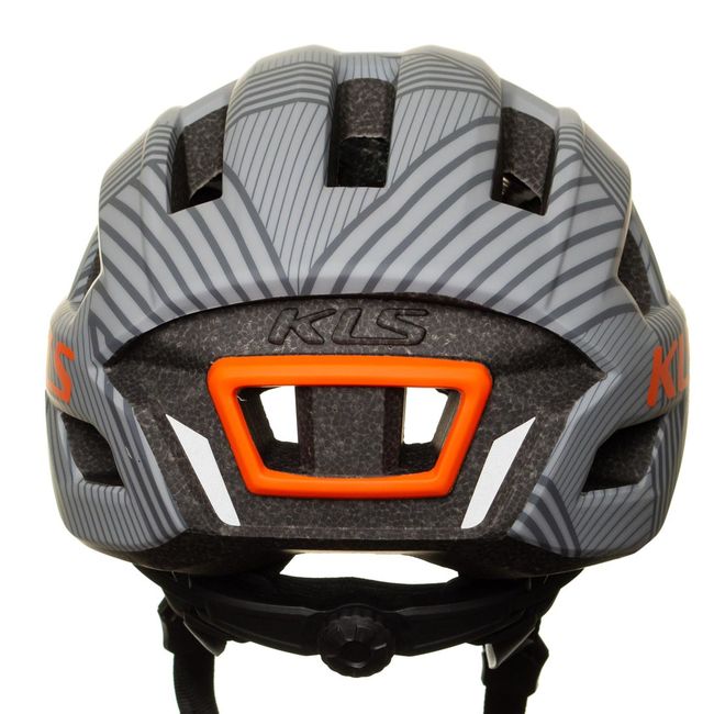 Велошолом KLS Daze Grey-Orange - фото 3
