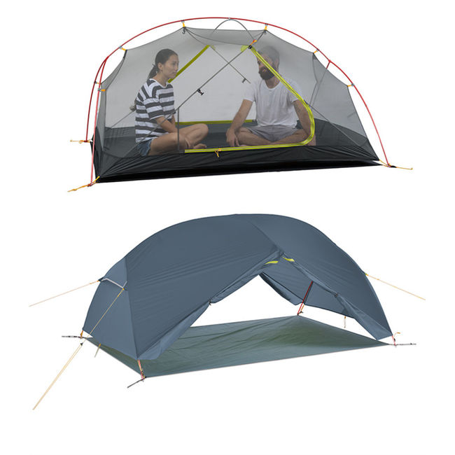 Намет двомісний ультралегкий Naturehike Mongar UL NH19M002-J Dark Blue - фото 4