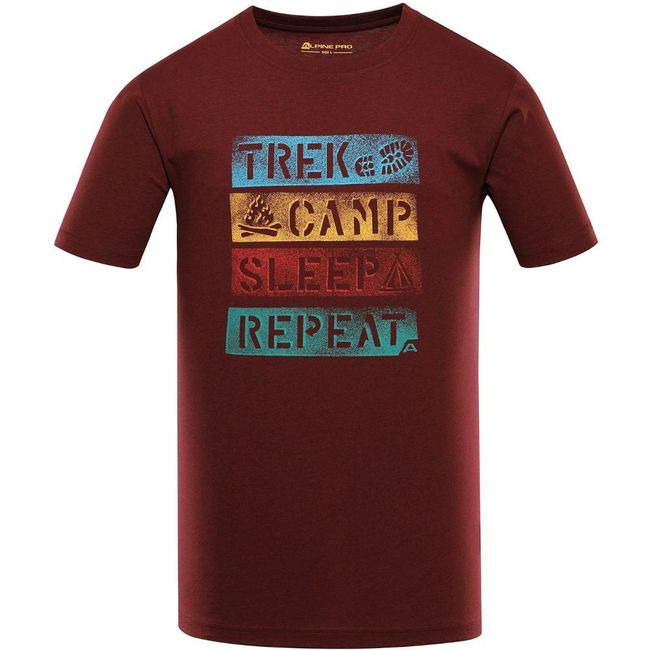 Футболка Alpine Pro Bolen 2 Dark red - фото 1