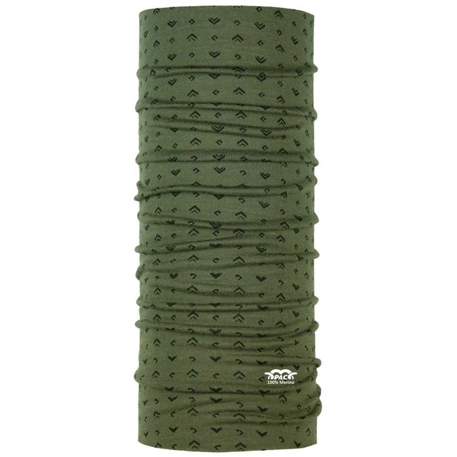 Баф P.A.C. Merino Wool Arrow Olive - фото 1