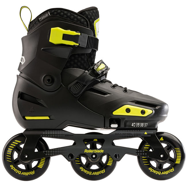 Ролики Rollerblade Apex 3WD Black-lime - фото 2