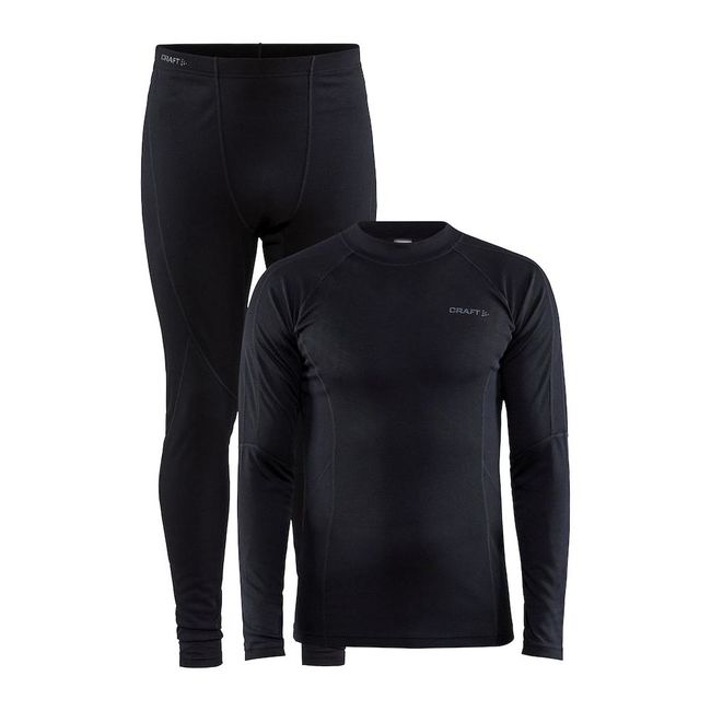 Комплект термобілизни Craft Core Warm Baselayer Set Man Black - фото 1