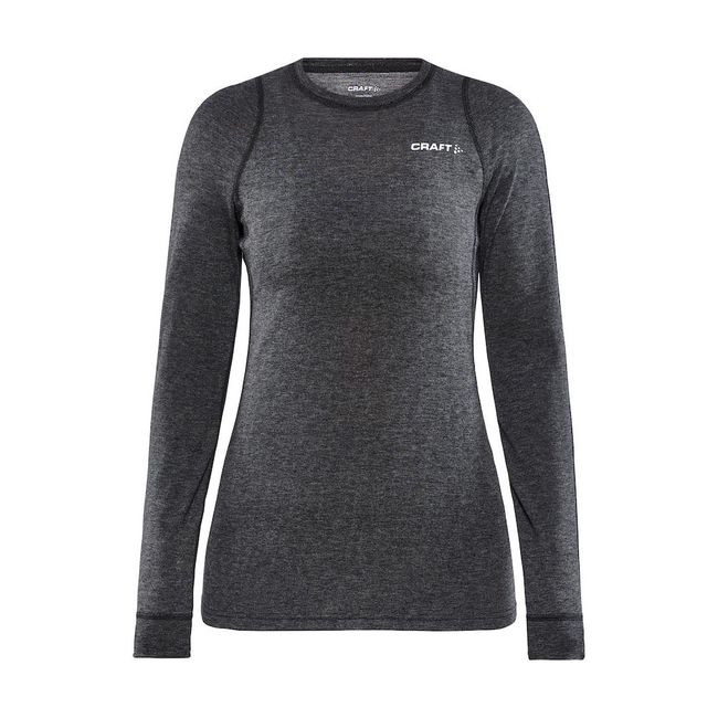 Комплект термобілизни Craft Core Wool Merino Set Woman Black-melange - фото 4