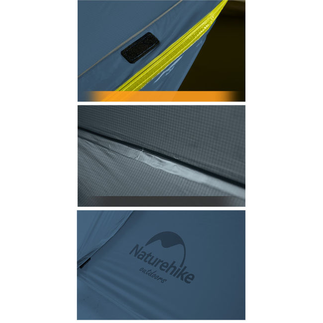 Намет двомісний ультралегкий Naturehike Mongar UL NH19M002-J Dark Blue - фото 9