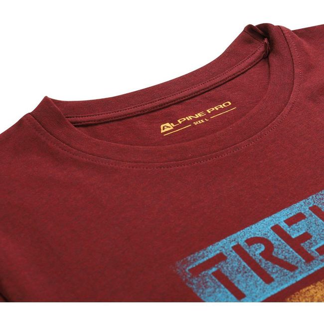 Футболка Alpine Pro Bolen 2 Dark red - фото 4