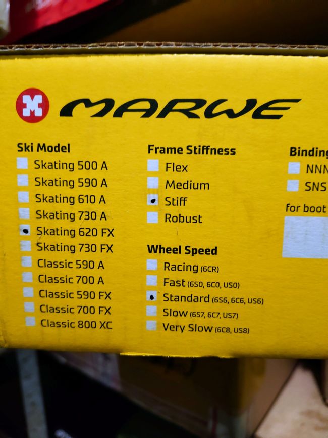 Лижоролери Marwe Skating 620 FX Snowhow Pro Stiff / US6 - фото 2
