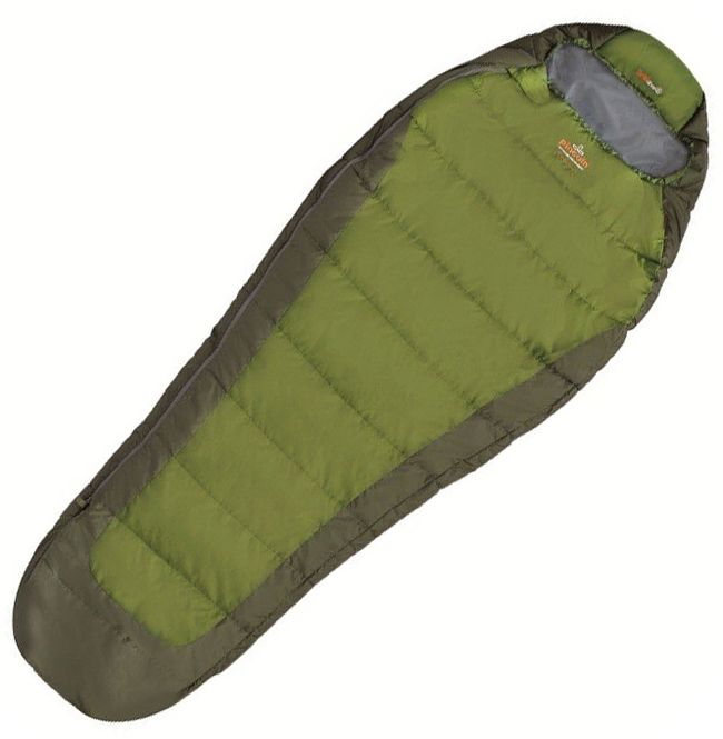 Спальник Pinguin TRAMP 185 Green-left - фото 1