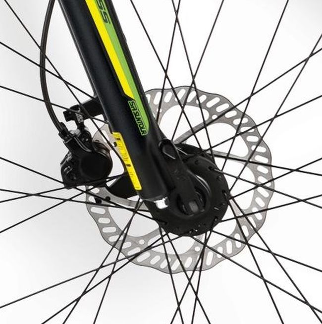 Велосипед Kross HEXAGON X6 black / yellow matte '16 - фото 4