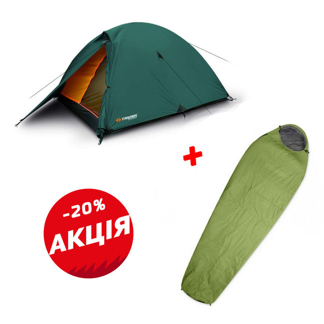Комплект намет та спальник Trimm Hudson + Summer 185 - фото 1