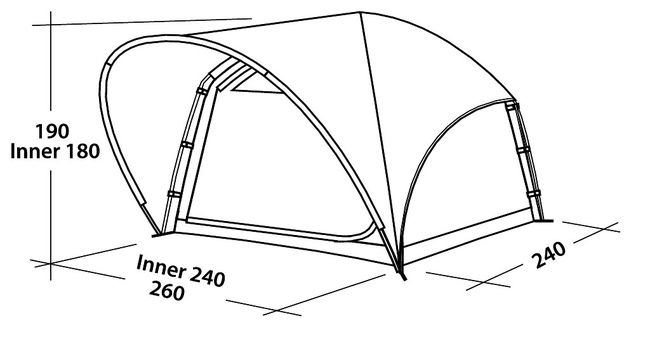 Намет Easy Camp Pavonis 400 - фото 4