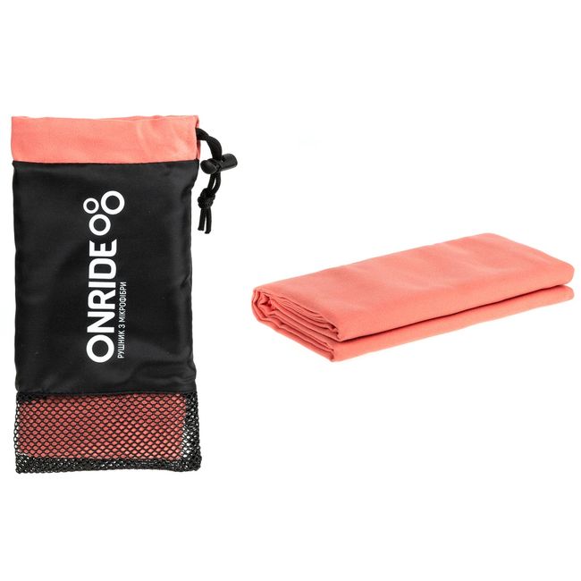 Рушник з мікрофібри у чохлі Onride Wipe 5 Coral 100х50 см - фото 1