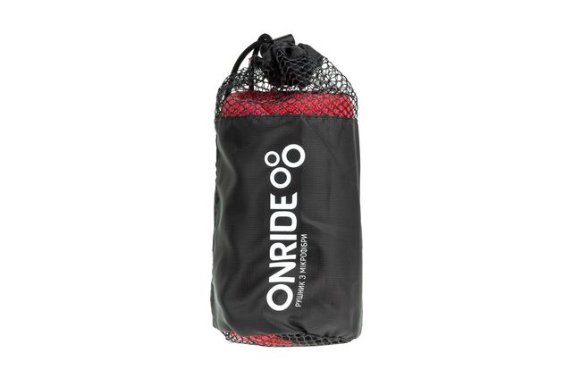 Рушник з махрової мікрофібри у чохлі Onride Dry Red 100х50 см - фото 4