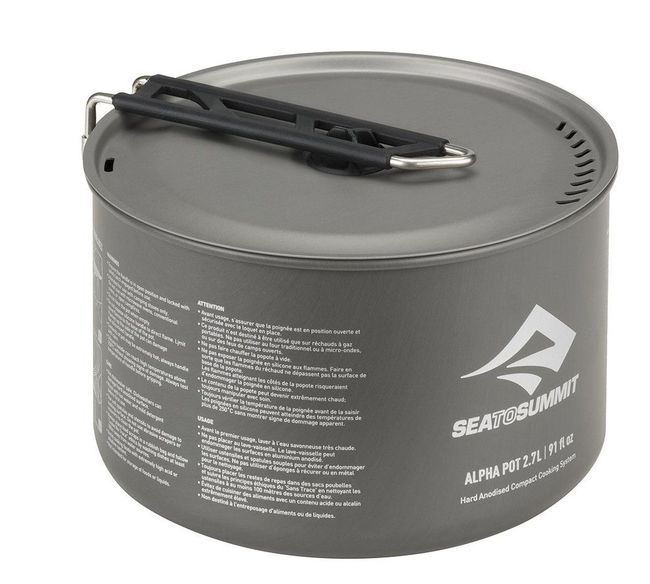 Каструля Sea to Summit Alpha Pot Black 1.9 L - фото 4