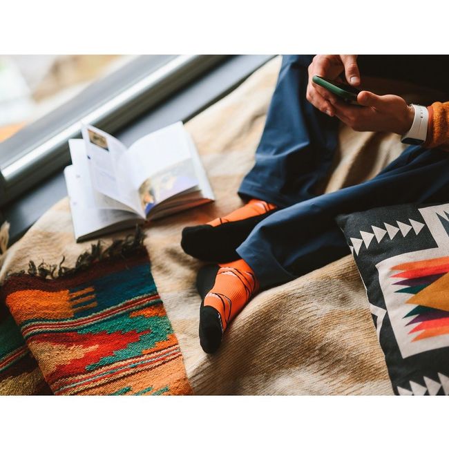 Шкарпетки Turbat Mountain Trip Orange - фото 4