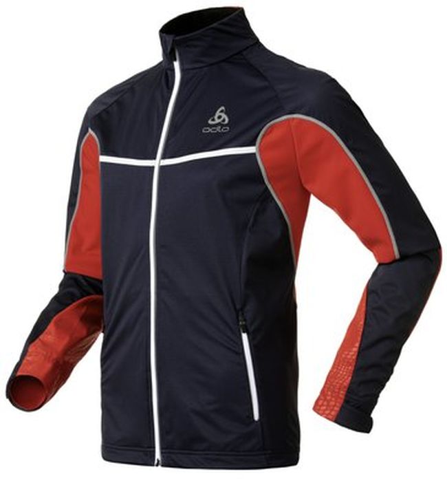 Куртка чоловіча для бігових лиж Odlo FREQUENCY X RED-BLUE - фото 1