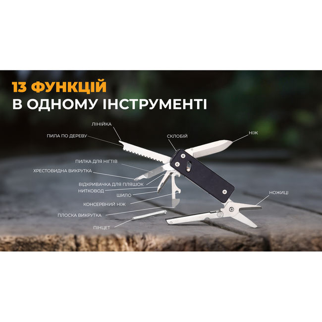 Міні мультитул Roxon KS2E Black - фото 13
