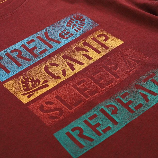 Футболка Alpine Pro Bolen 2 Dark red - фото 5