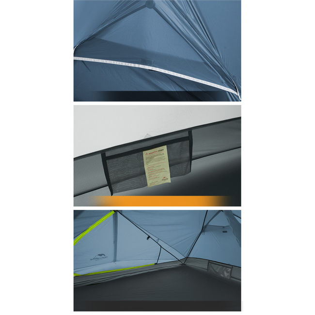 Намет двомісний ультралегкий Naturehike Mongar UL NH19M002-J Dark Blue - фото 8
