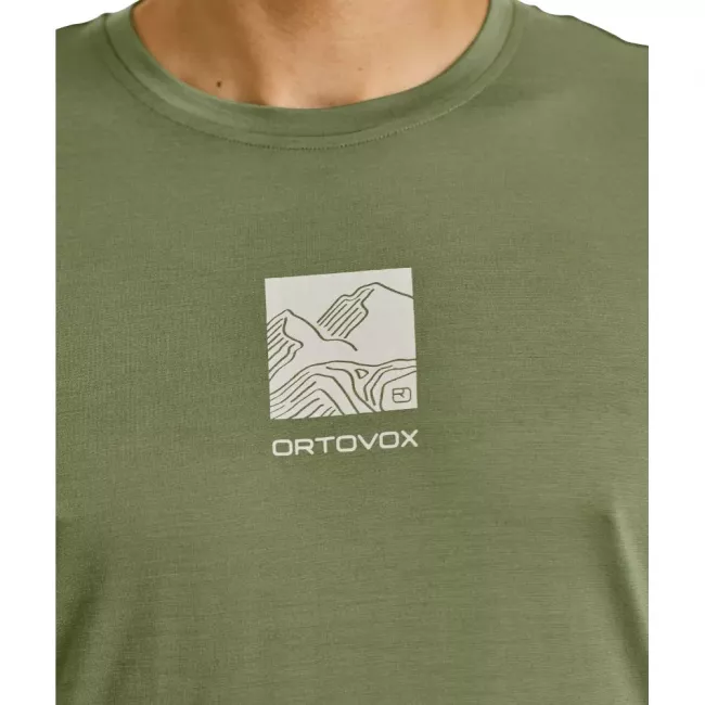 Футболка Ortovox 120 Cool Tec Abstract Ts Mns Wild herbs - фото 6