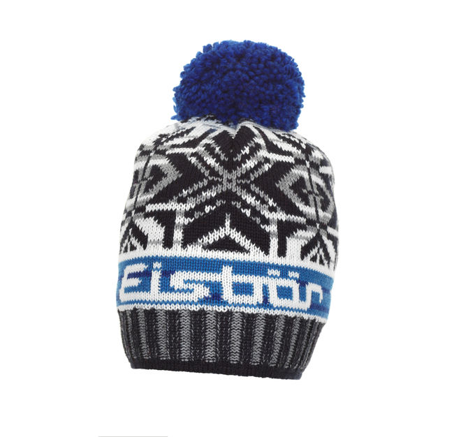 Шапка Eisbar Nuka OS Pompon MU Blue - фото 2