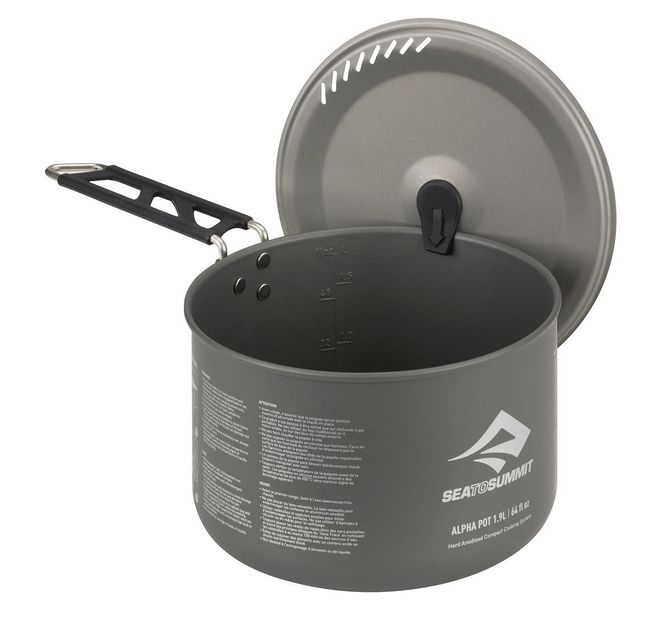 Каструля Sea to Summit Alpha Pot Black 1.9 L - фото 3