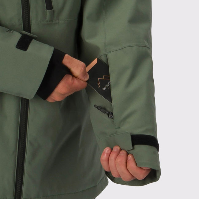 Гірськолижна куртка чоловіча Rehall Brasko Dusty green '26 - фото 3