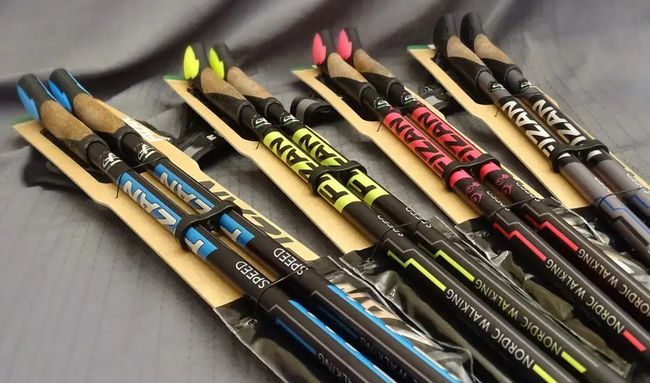 Палки для скандинавської ходьби Fizan NW Speed Yellow - фото 3