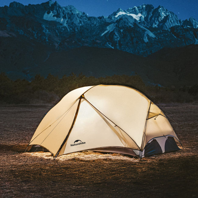 Намет надлегкий двомісний Naturehike Mongar CNK2550WS016 15D Brown - фото 9