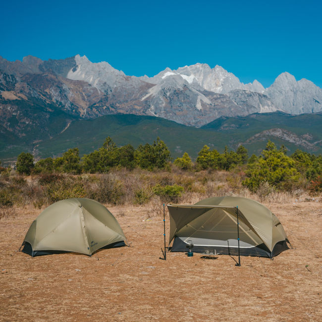 Намет надлегкий двомісний Naturehike Mongar CNK2550WS016 15D Brown - фото 10