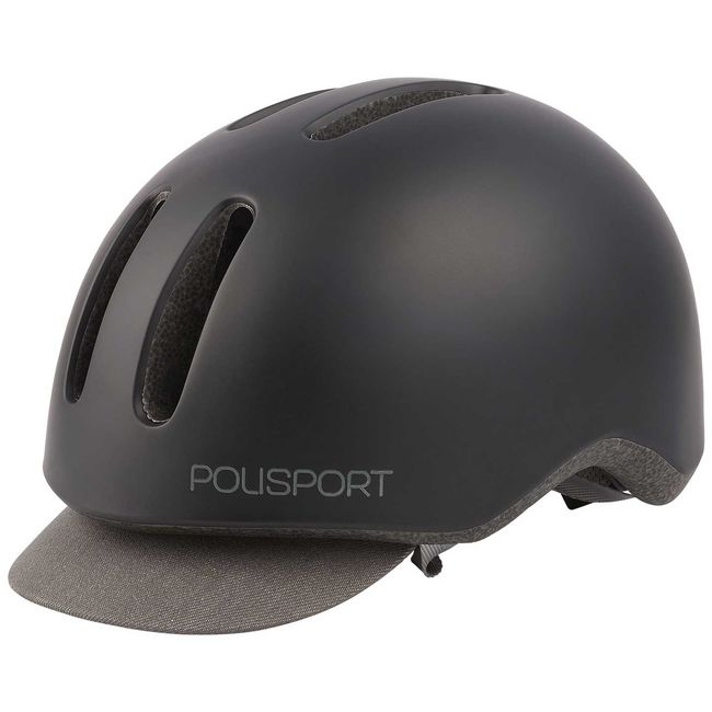 Велошолом Polisport Commuter Black - фото 1