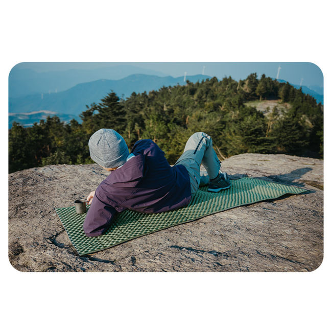 Килимок складаний Naturehike IXPE CNK2450WS044 Blue алюмінієва плівка - фото 5