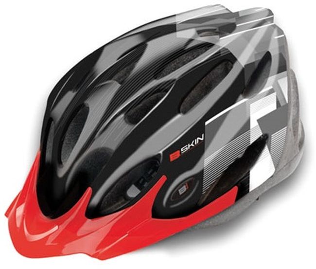Шолом велосипедний B-skin REGULAR Black / red - фото 1