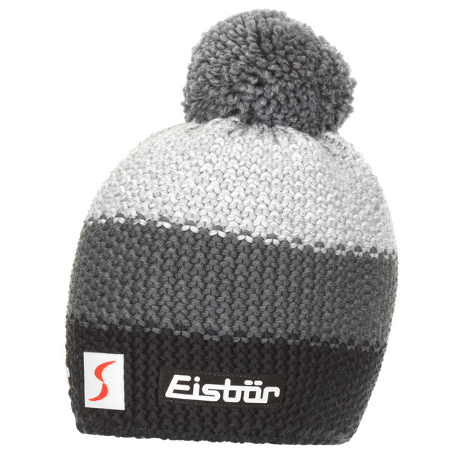 Шапка Eisbar Star Pompon Mu SP Gray - фото 1