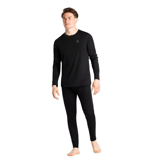 Термофутболка чоловіча Odlo X-Warm Top Crew Neck L/S Natural Merino 260 Men Black - фото 4