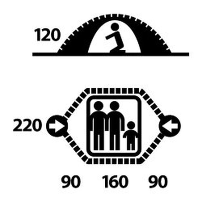 Намет Husky BUSTER 2-3 Gray - фото 7