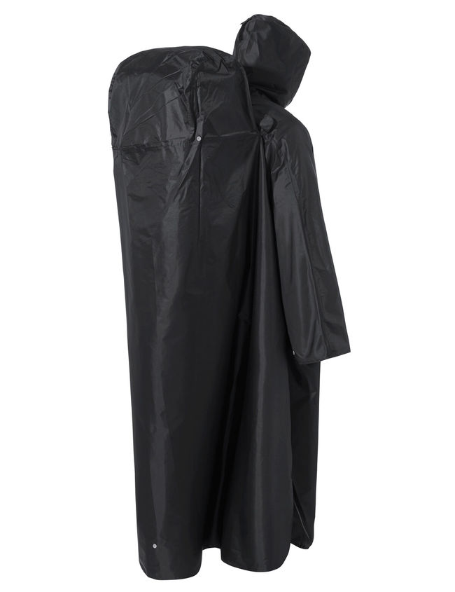 Пончо Vaude Hiking Backpack Poncho II Black - фото 2