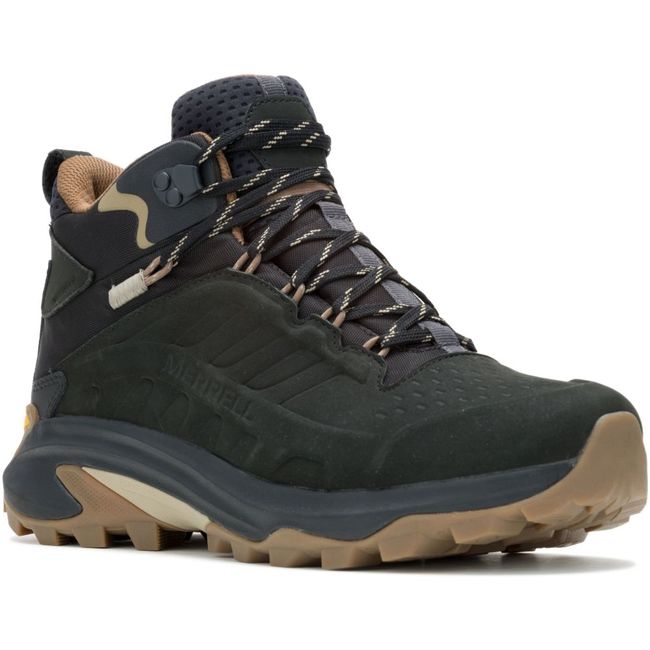 Черевики Merrell Moab Speed 2 Leather Mid Waterproof Mns Black - фото 1